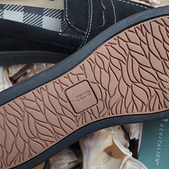 Revitalign Orthotic Suede Slip-on  Malibu Penny Loafer New - Picture 2 of 3